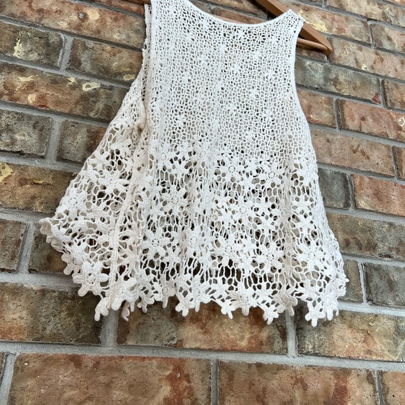 Cream Knit Bathing Suit Coverup - Picture 5 of 11